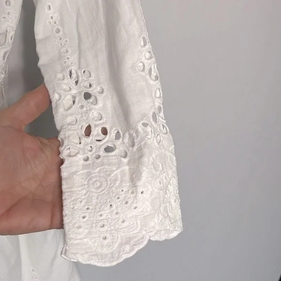 Dolce Vita White Eyelet Dress size XS - Picture 7 of 12
